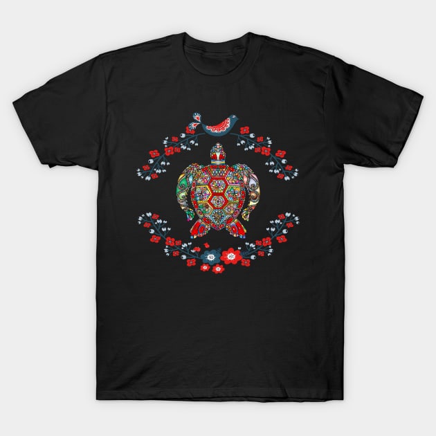 turtle flower T-Shirt by AMIN